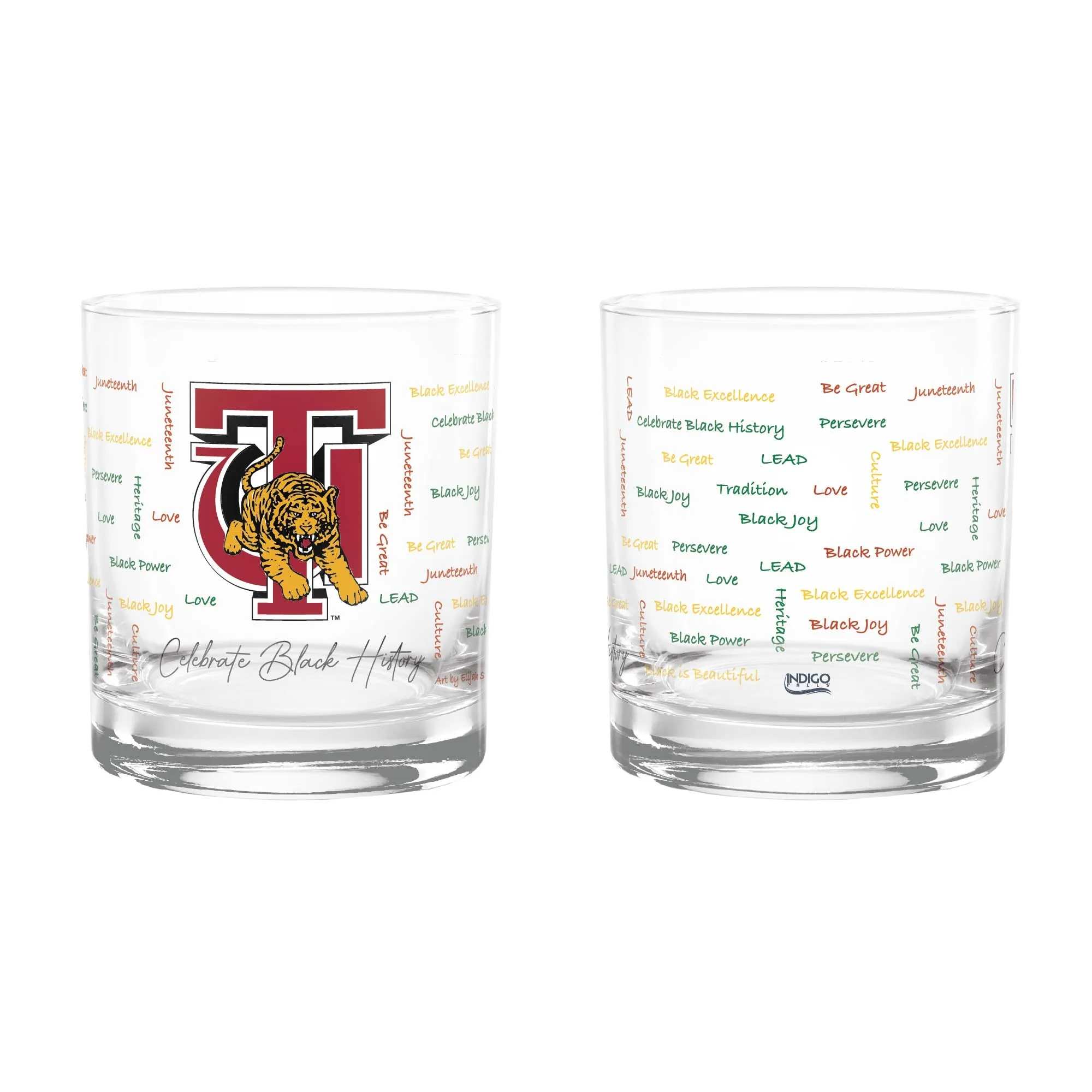1rSet-of-2-Tuskegee-Golden-Tigers-14oz-BHM-Rocks-Glasses
