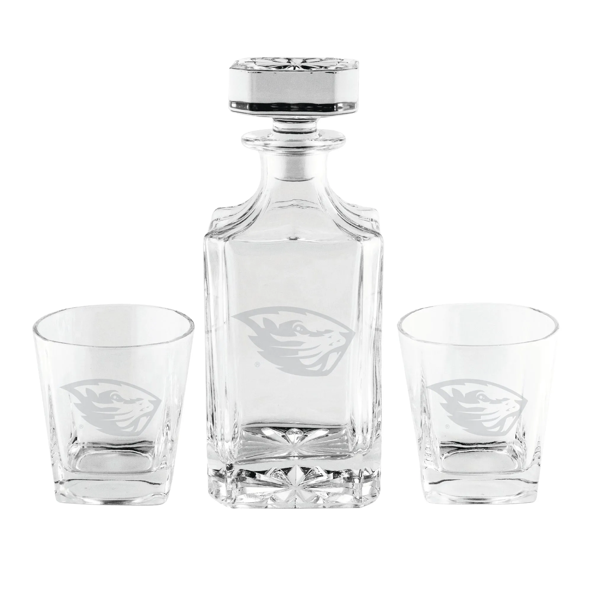 1uOregon-State-Beavers-3-piece-Decanter-Set
