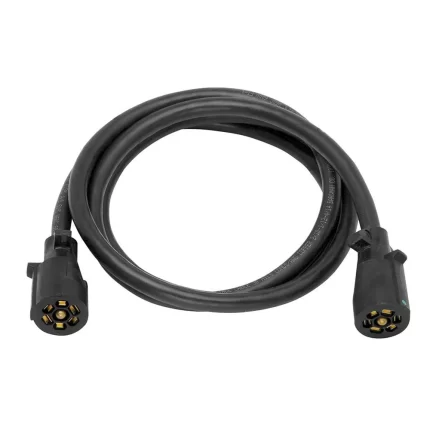 Bargman 50-67-210 Double Ended 7-Way Molded Trailer End w/8' Cable