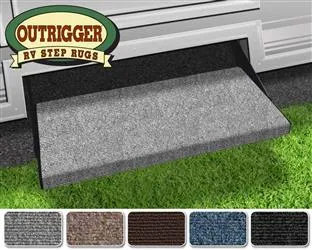 Outrigger RV Step Rug Castle Gray 23W