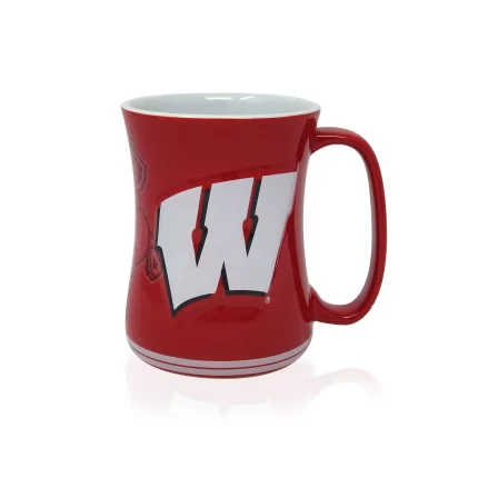 16oz Wisconsin Badgers Sculpted Barista Mug