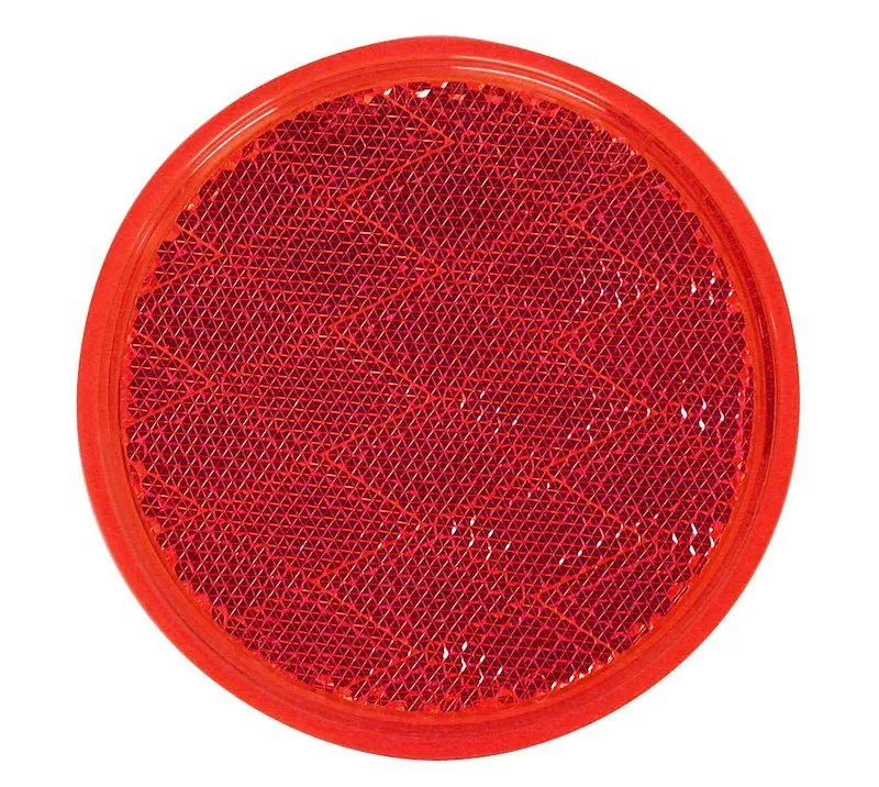 1x3-Stick-On-Round-Reflector-Red