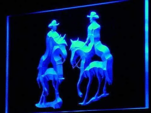 1zCowboys-Riding-Horses-LED-Light-Sign