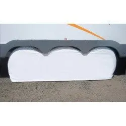 ADCO 3983 White Triple Axle Tyre Gard Wheel Cover