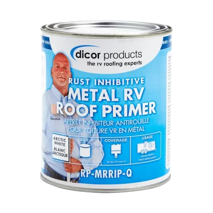 Dicor Corp. RP-MRRIP-Q Metal Roof Primer, White - 1 Quart Can