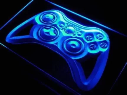 Game Room Controller LED Light Sign