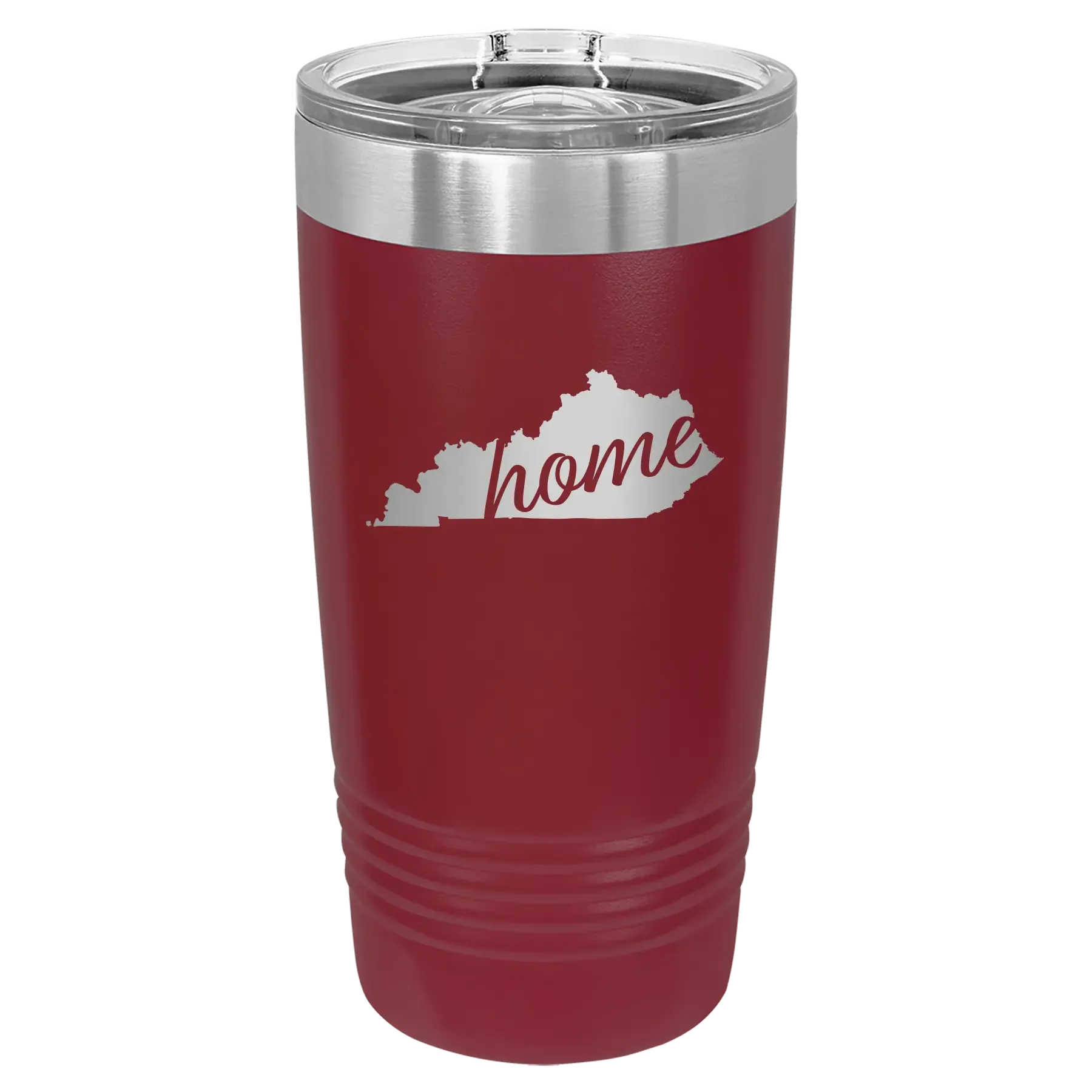 2cPersonalized-Kentucky-Home-20-oz-Tumbler-Maroon