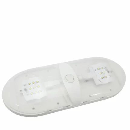 KAPER II WP26-0086-NW LED Double Dome Pancake Light Fixture - 3500K