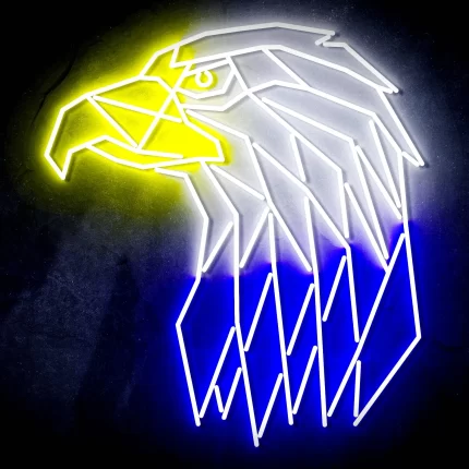American Eagle Head Ultra-Bright LED Sign with Remote (Neon-Style, LED Technology)