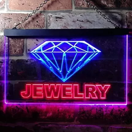 Diamonds Jewelry LED Light Sign