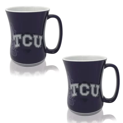 Set of 2 | 16oz TCU Horned Frogs Barista Mugs