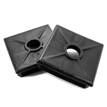 Camco 40303 4" Bumper Caps Black 2 Count