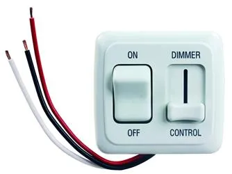 Dimmer On/Off LED Double White