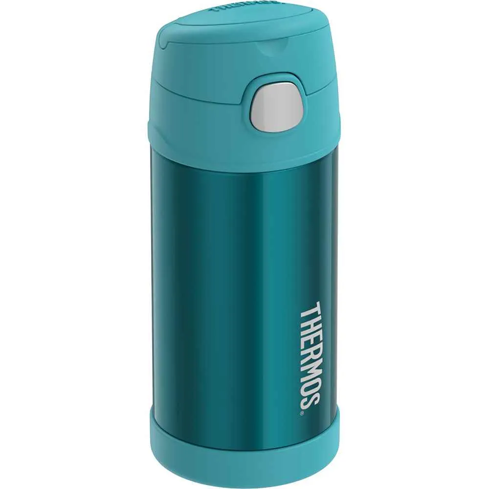 2gFUNtainer-Stainless-Steel-Insulated-Teal-Water-Bottle-w-Straw-12oz