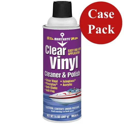 Clear Vinyl Cleaner and Polish - 14oz Case of 12