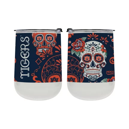 Auburn Dia de los Muertos 18oz tumbler