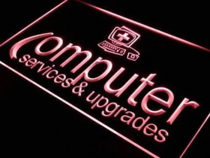Computer Services Upgrades LED Light Sign