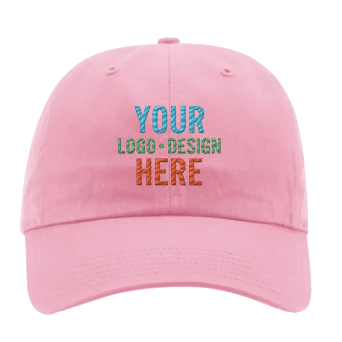 2iEmbroidered-Richardson-320-Washed-Chino-Hat-Pink