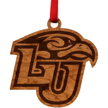 Liberty University - Ornament - Eagle over "LU" Block Letters