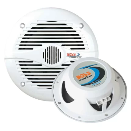 MR60W 6.5" Round Marine Speakers - (Pair) White