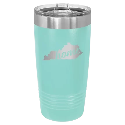 Personalized Kentucky Home 20 oz Tumbler - Teal