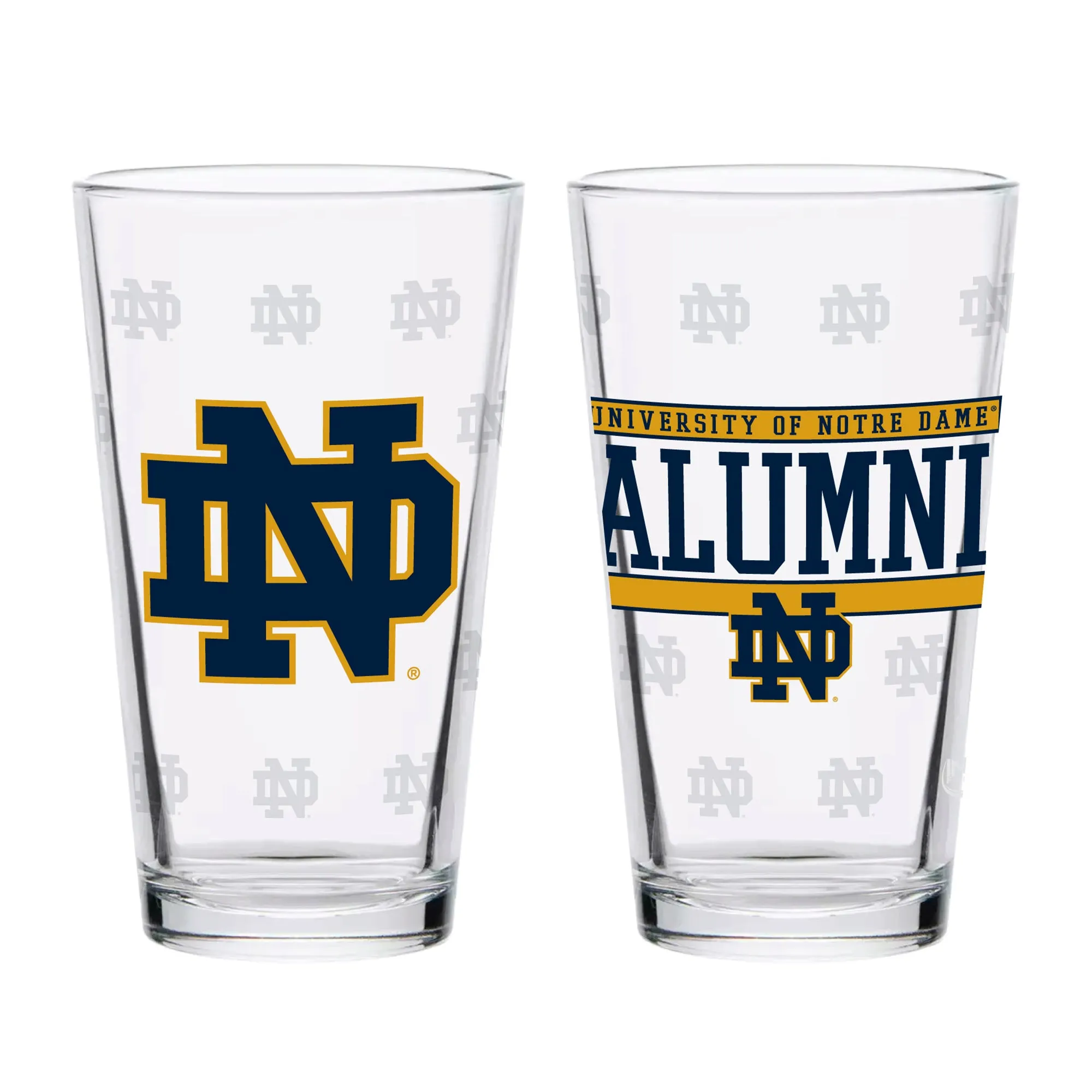 2iSet-of-2-Notre-Dame-Fighting-Irish-16oz-Alumni-Pints