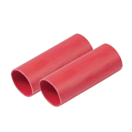 Battery Cable Adhesive Lined Heavy Wall Battery Cable Tubing (BCT) - 1" x 3" - Red - 2 Pieces