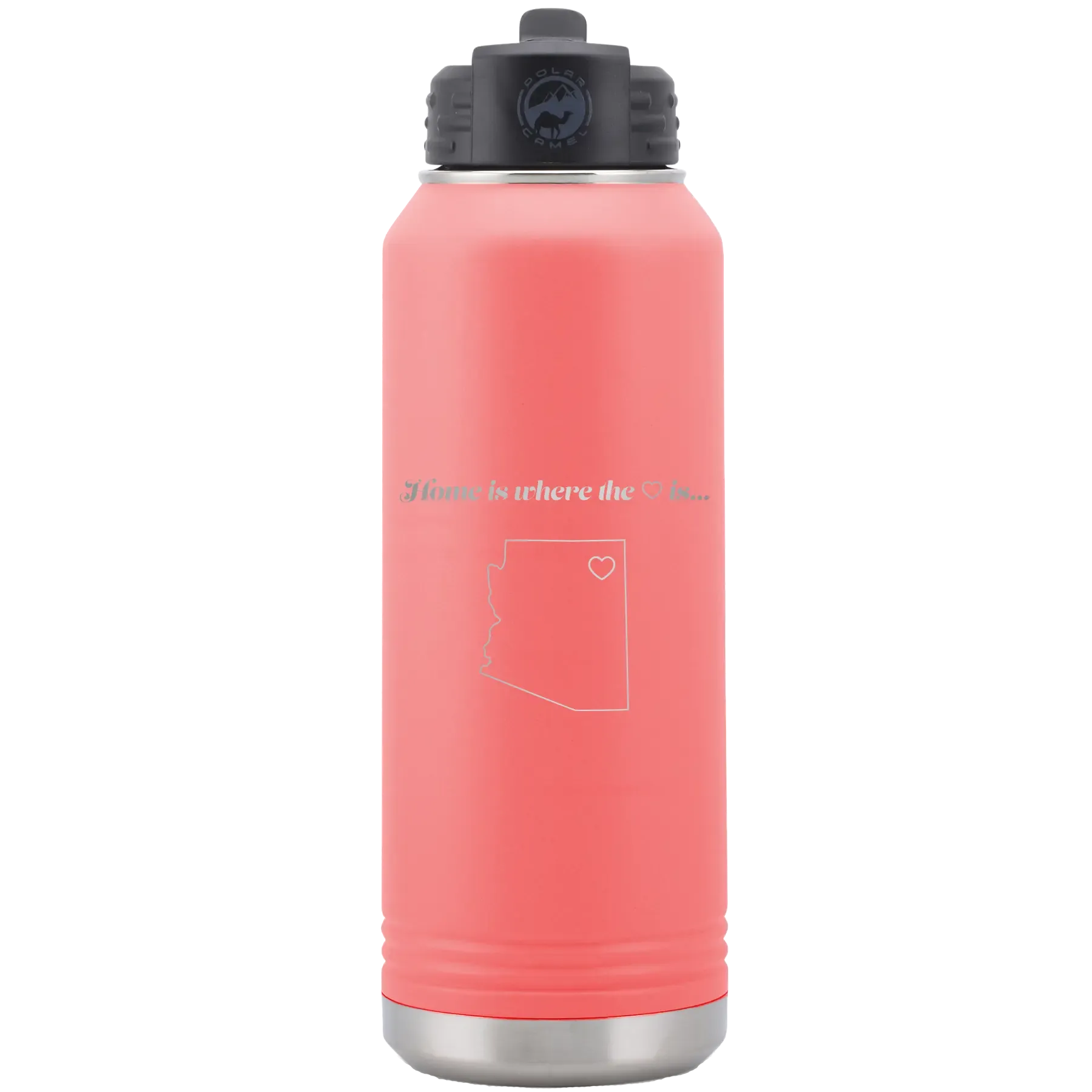 2jPersonalized-Arizona-Heart-32-oz-Water-Bottle-Coral
