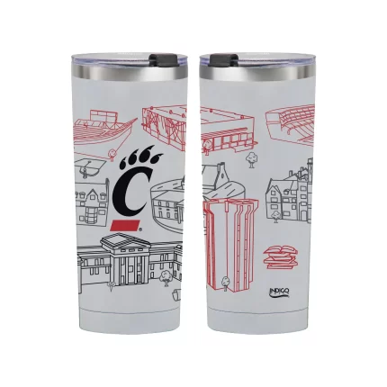 Cincinnati Bears Tide 24oz Campus Line Art Tumbler