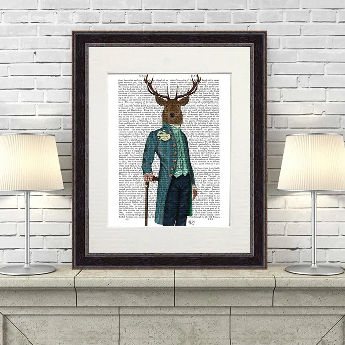 2kFlamboyant-Deer-Book-Print-Art-Print-Wall-Art_1