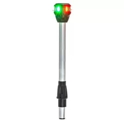 LightArmor Bi-Color Navigation Pole Light w/Task Light - Straight - 10"