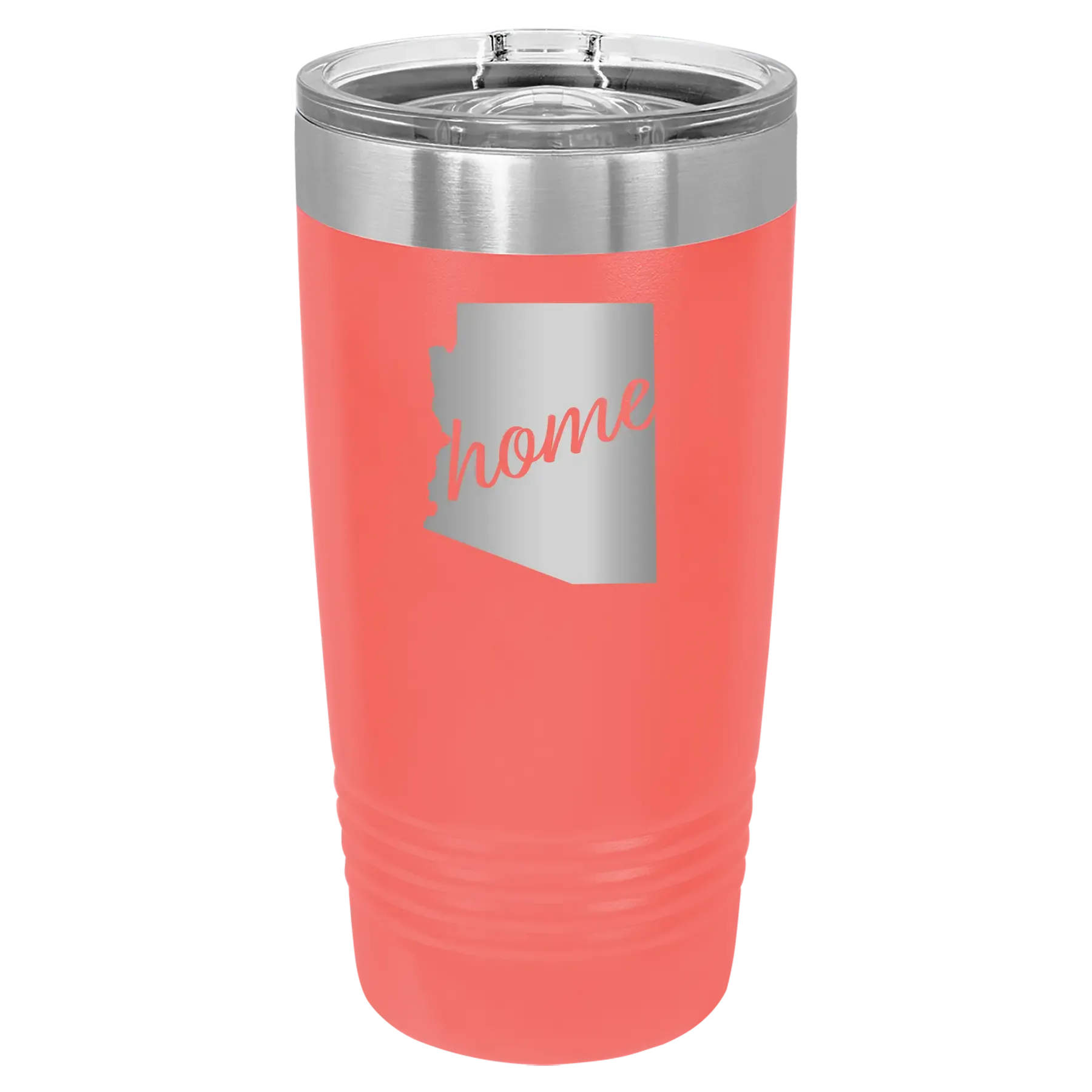 2kPersonalized-Arizona-Home-20-oz-Tumbler-Coral