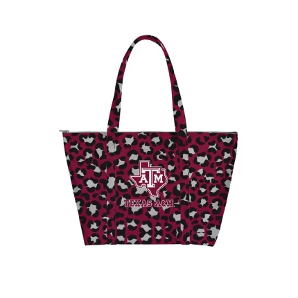 Texas A&M Aggies Leopard Weekender Tote Bag