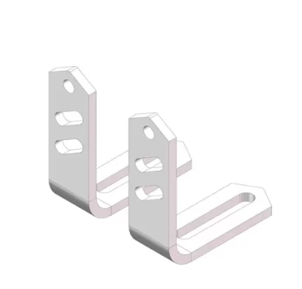 HUSKY TOWING 31563  31622 Straight L Brackets 2 Pack 31385