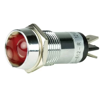 LED Pilot Indicator Light - 12V - Red