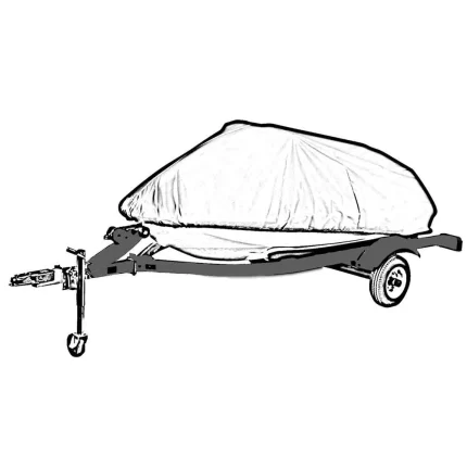 Performance Poly-Guard Styled-to-Fit Cover f/2-3 Seater Personal Watercrafts 124" X 48" X 44" - Grey
