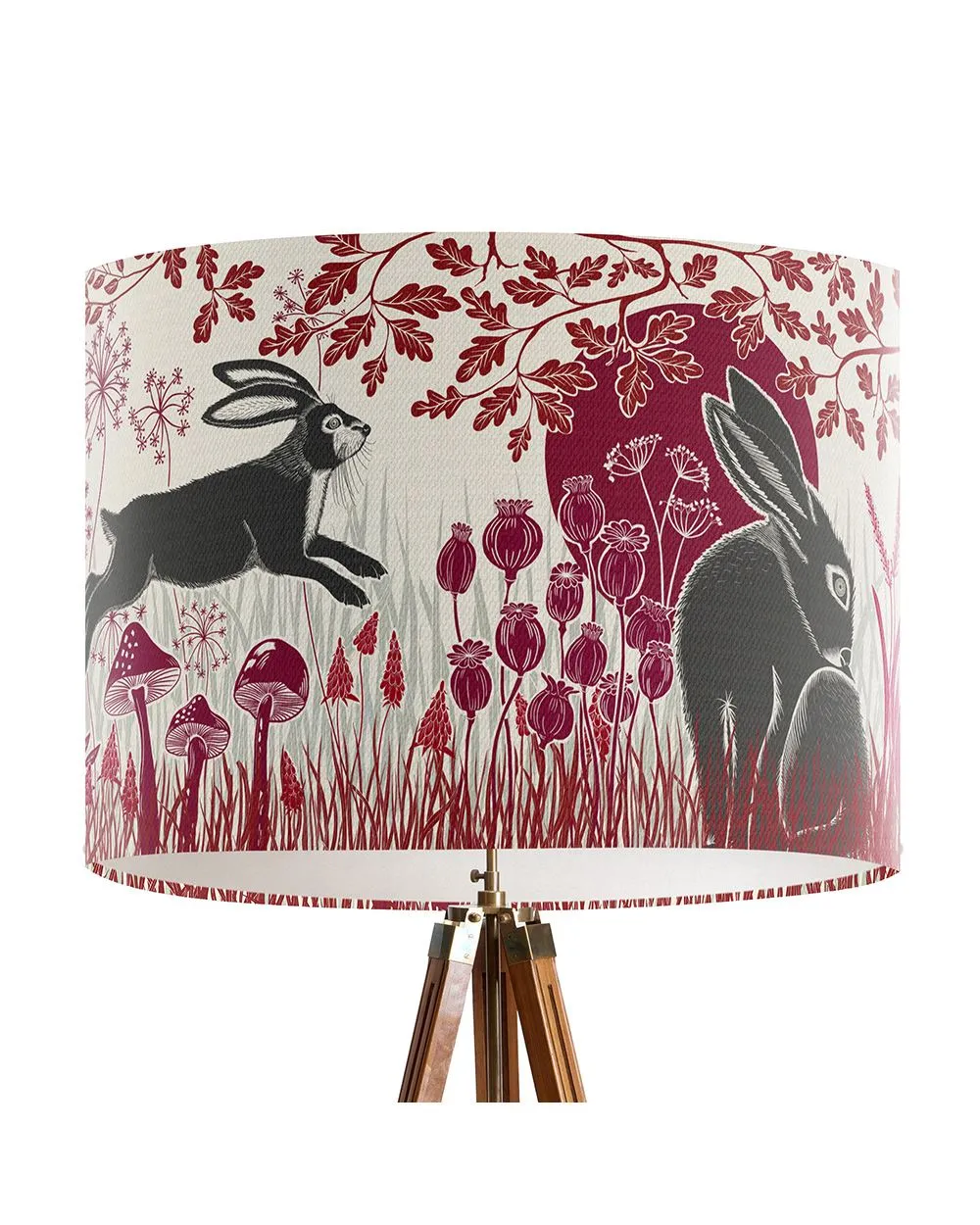 2pCountry-Lane-Hares-FIRE-Lamp-shade-Drum-Pendant-Lighting