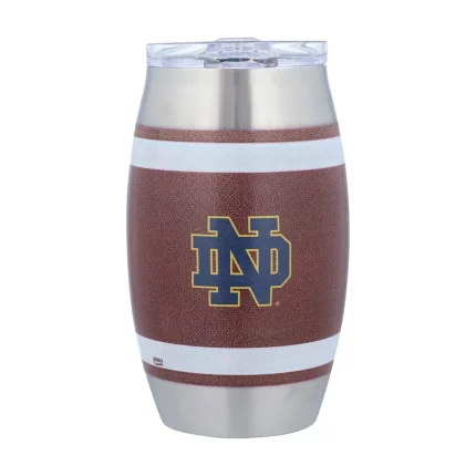 15oz Notre Dame Fighting Irish Football Tumbler