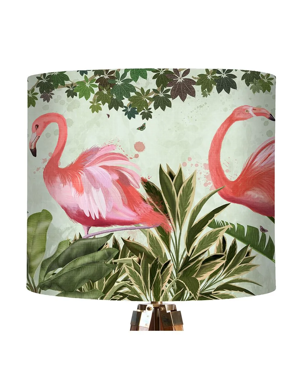 2qFluffy-Flamingos-Lamp-shade-Drum-Pendant-Lighting