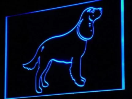 American Water Spaniel LED Light Sign