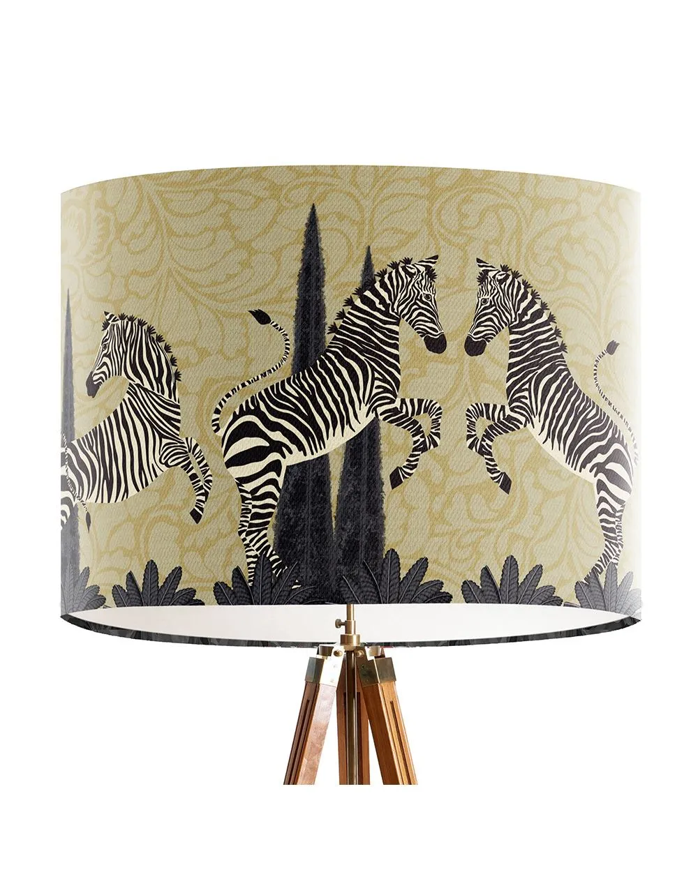 2rDancing-Zebra-Gold-Animalia-Lamp-shade-Drum-Pendant-Lighting