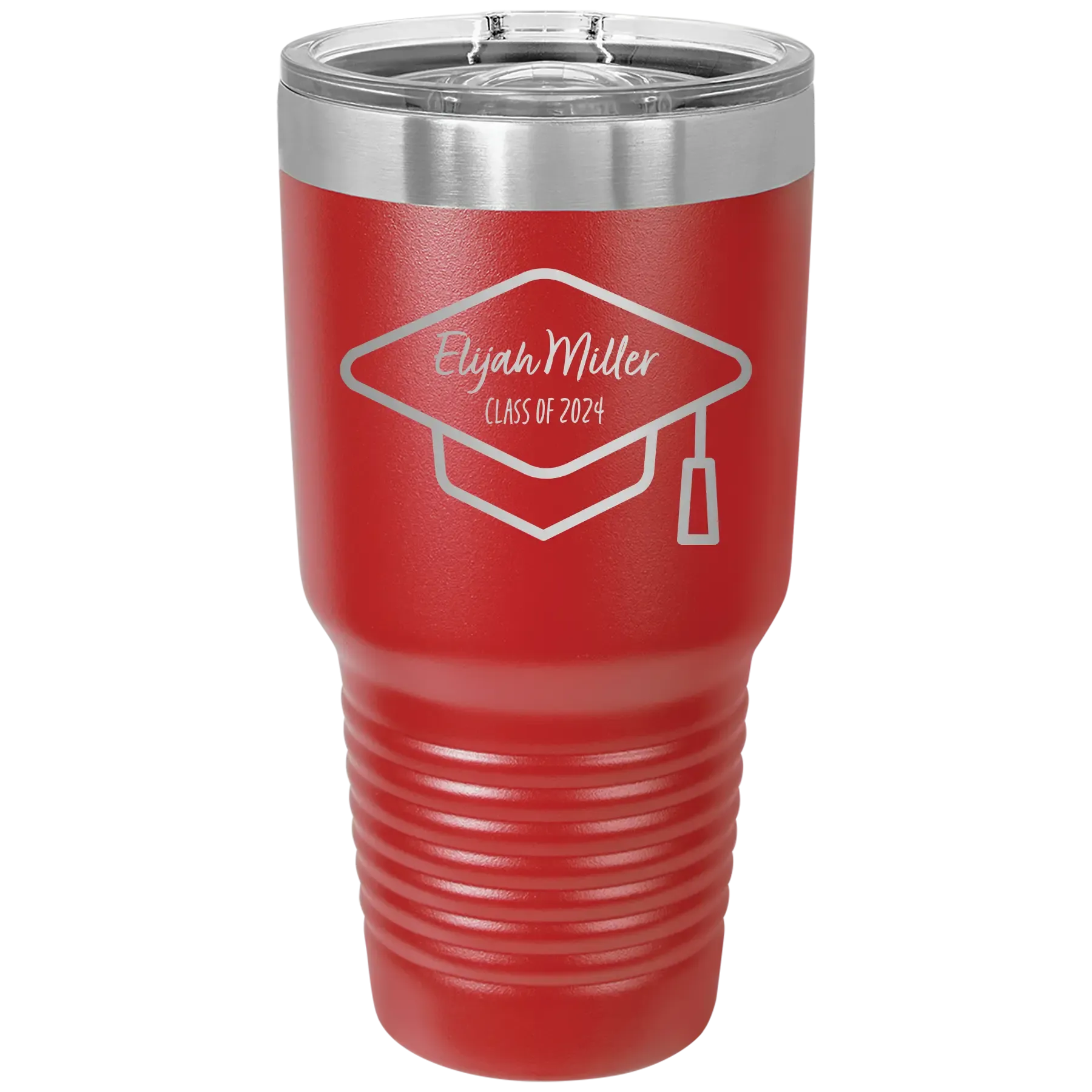 2sPersonalized-2-lines-Grad-Name-and-Class-30-oz-Tumbler-Red