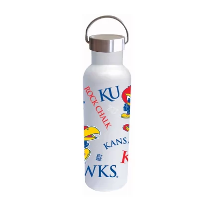 Kansas Jayhawks 26oz Stainless Steel Medley Voda Bottle
