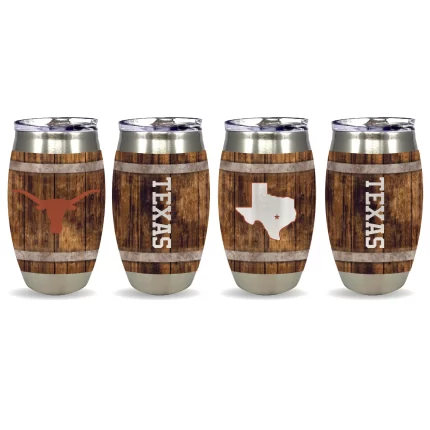15oz Texas Longhorns Barrel Tumbler