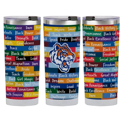 24oz Savannah State Tigers BHM Tumbler