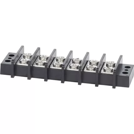 2606 Terminal Black 65AMP - 6 Circuit