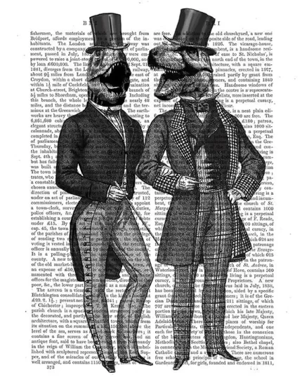 Dinosaur Men, Lads Night Out, Book Print, Art Print, Wall Art