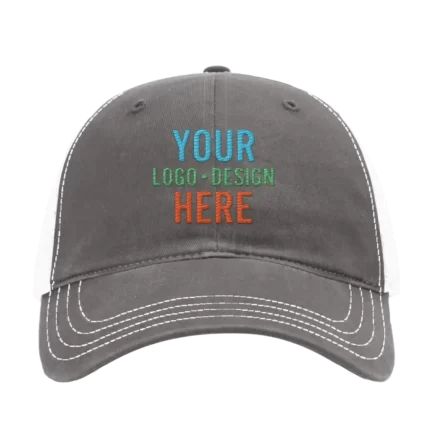 Embroidered Richardson 111 Unstructured Trucker Hat - Charcoal