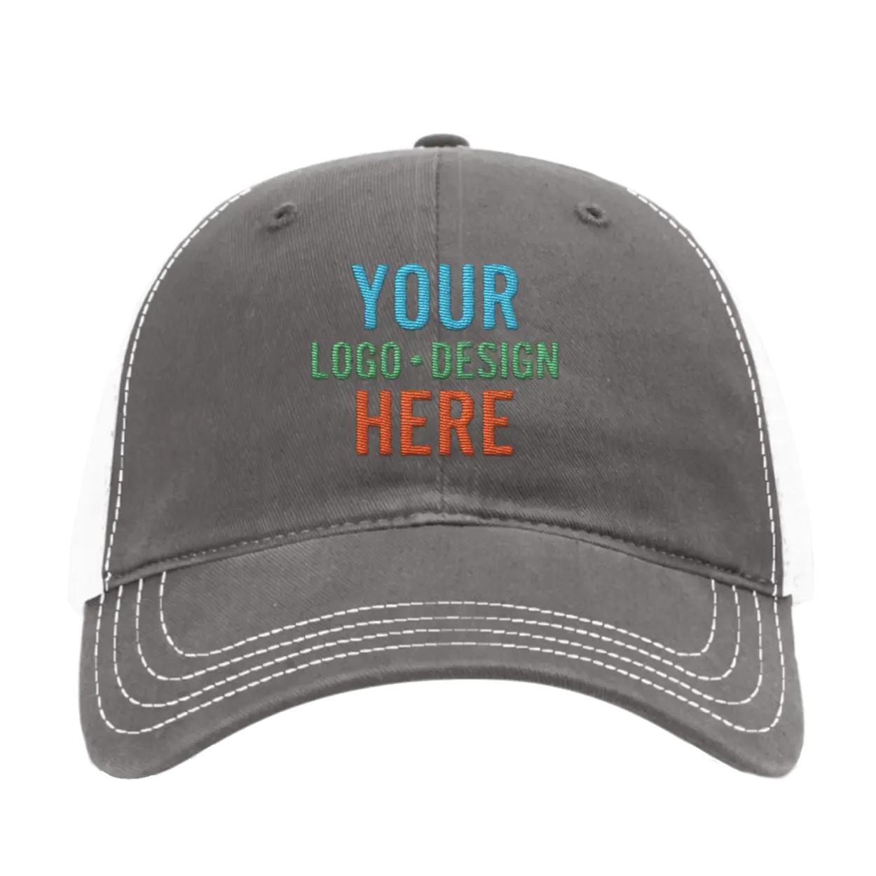 2wEmbroidered-Richardson-111-Unstructured-Trucker-Hat-Charcoal
