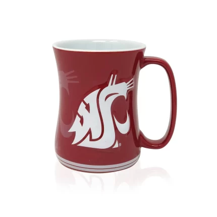 16oz Washington State Cougar Sculpted Barista Mug